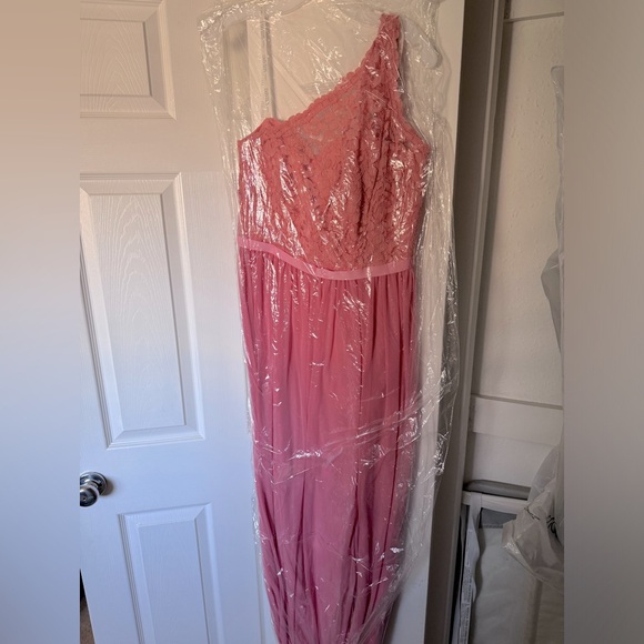 David’s Bridal One Shoulder Dress - Picture 2 of 3